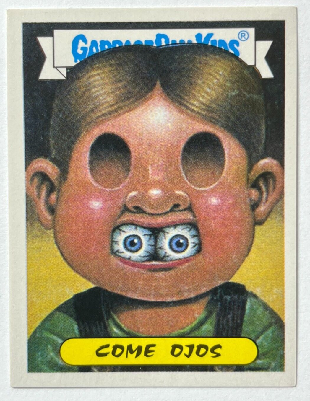 1988 Garbage Pail Kids Sticker Reedition #007 Sight Les Peru Edition