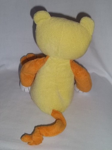 2005 BURTON 15" Plush SILLY CIRCUS CAT Kitty Yellow Orange Soft Stuffed Animal - Picture 4 of 4