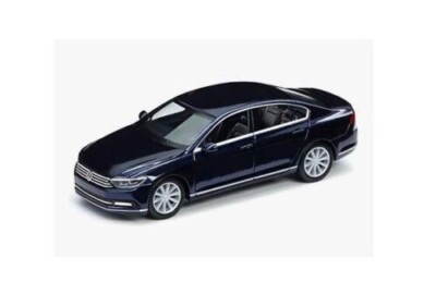 NEW GENUINE VW PASSAT B8 SALOON NIGHT BLUE METALLIC 1:87 SCALE