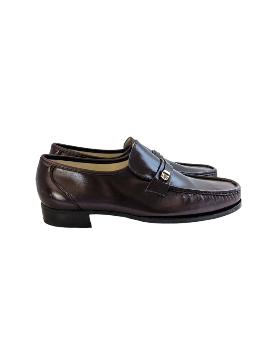 Florsheim Imperial Como Mahogany Leather Dress Shoe Moc Toe  display picture 1