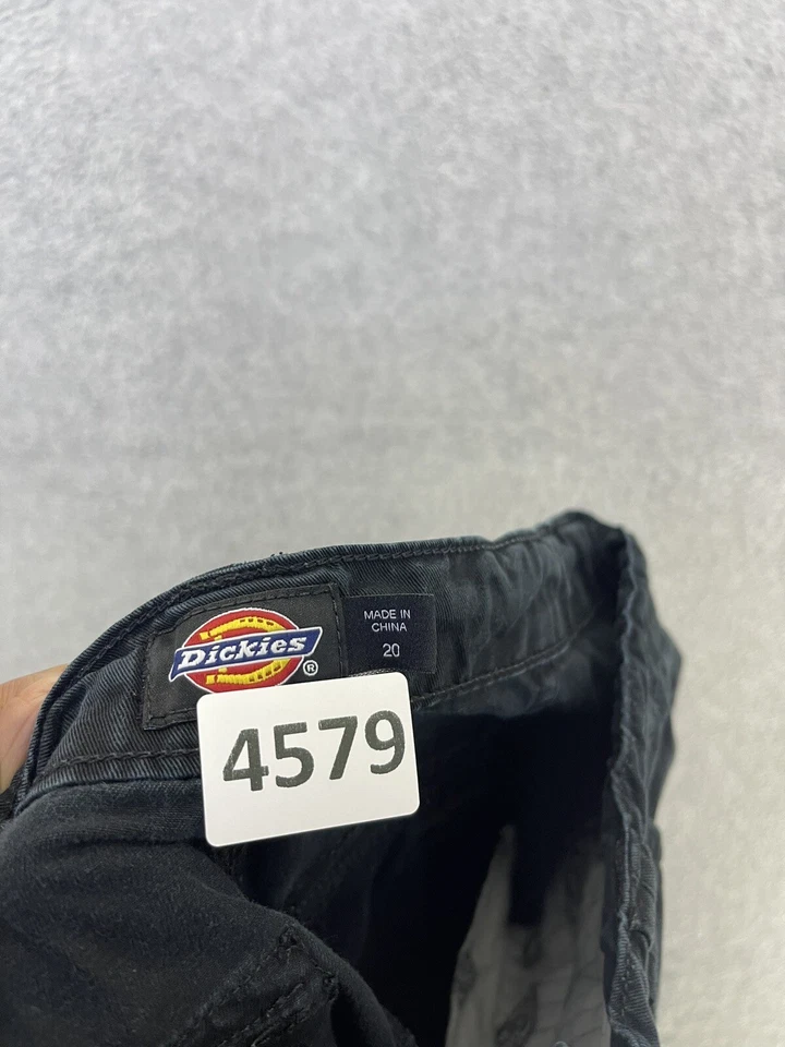 Pantalones cargo Dickies para niñas negros lisos talla 20 juveniles Foto 4 de 4