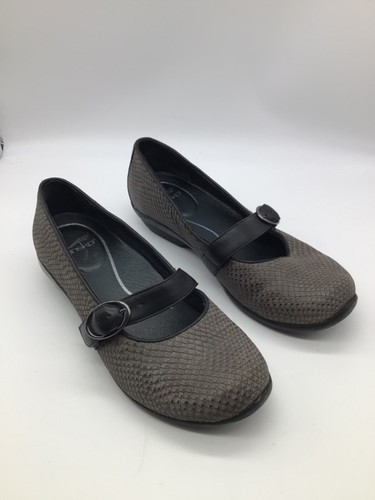 Dansko Women Shoe Orla Snake Size 8M EUR 38 Mary Jane Flat