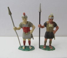 Vintage Marx Warriors of The World Roman Soldiers Figure Lot of 2