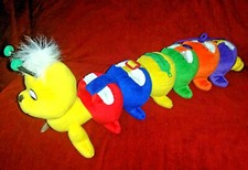 Discovery Toys Dress-A-Pillar Pillar Pockets Tie Buckle Button Fasten Zip