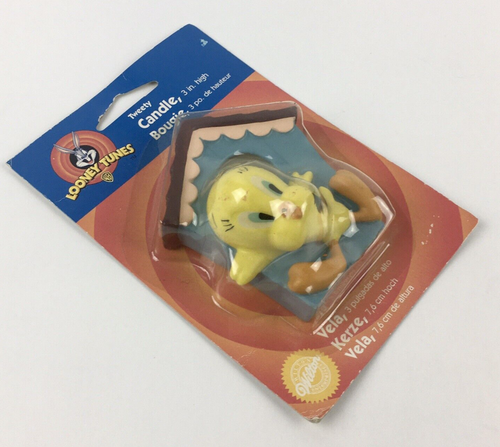 1998 WILTON Looney Tunes Tweety Bird Cake CANDLE Party Birthday Warner Bros New - Picture 2 of 7