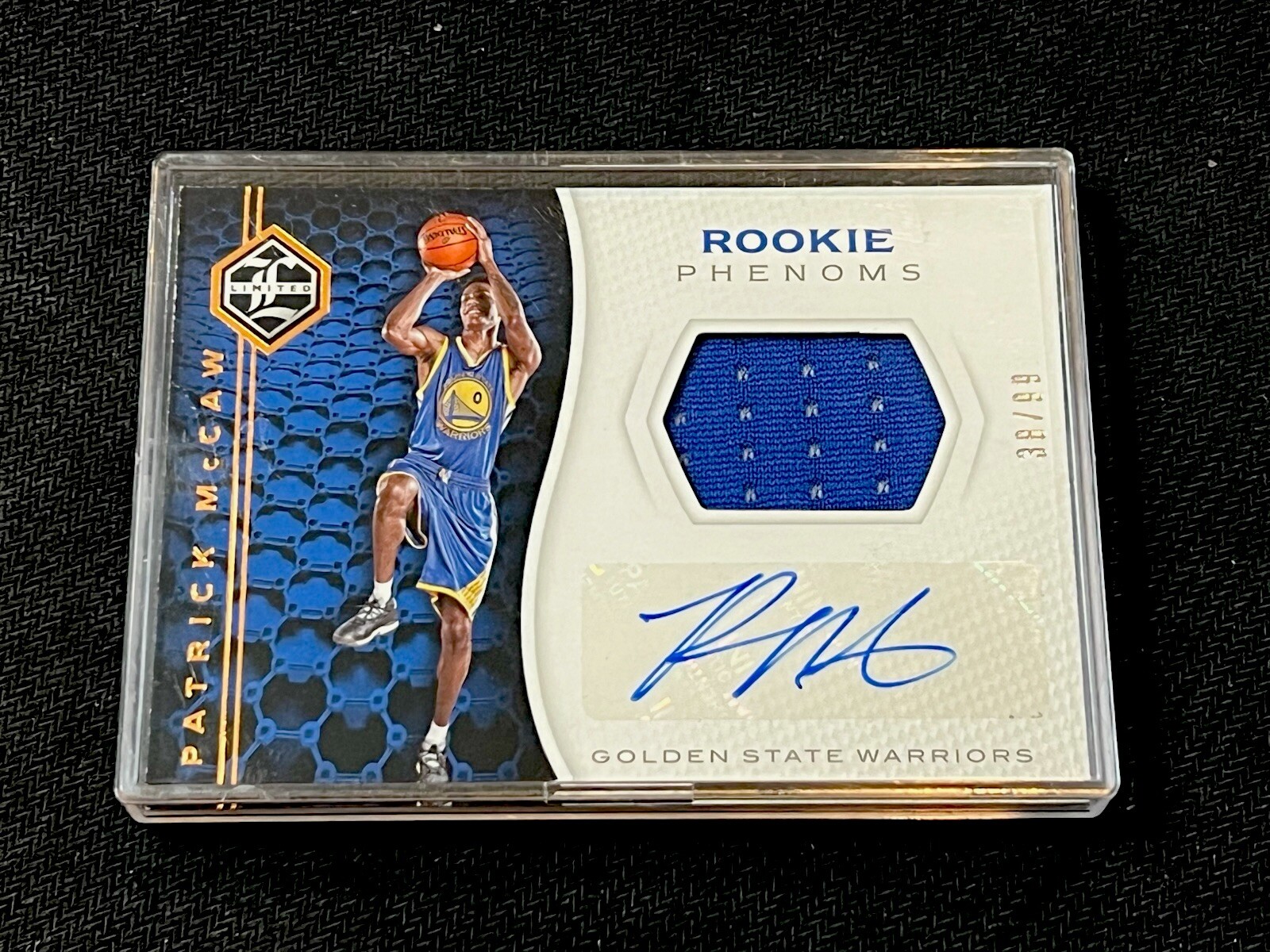 2016-17 Limited Autograph Jersey #RPJ-PM Patrick McCaw RC 38/99