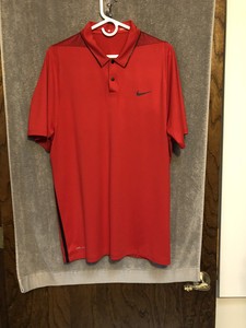 nike golf red polo