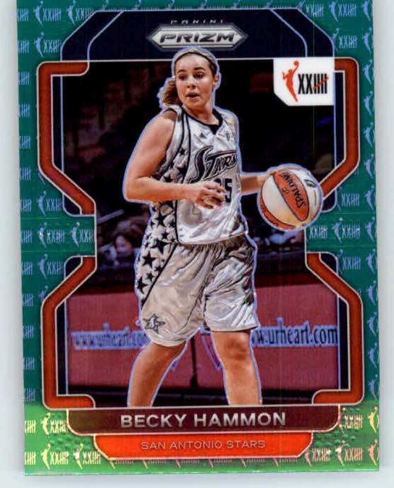 WNBA Becky Hammon サイン入り雑誌 Becky Hammon 2022 PANINI PRIZM WNBA BASE CARD #31 SAN