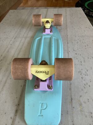 Penny Board Australia Original - Bleu, Motif Coucher De Soleil, 22 Pouces, Occasion