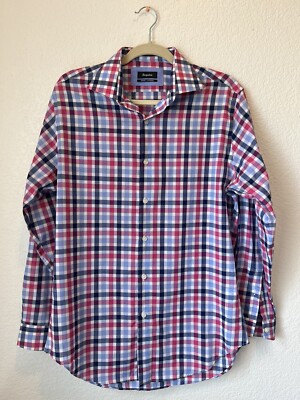 New John Varvatos Star U.S.A. Mens Slim Fit Button Down Collar Sport Shirt SZ XL