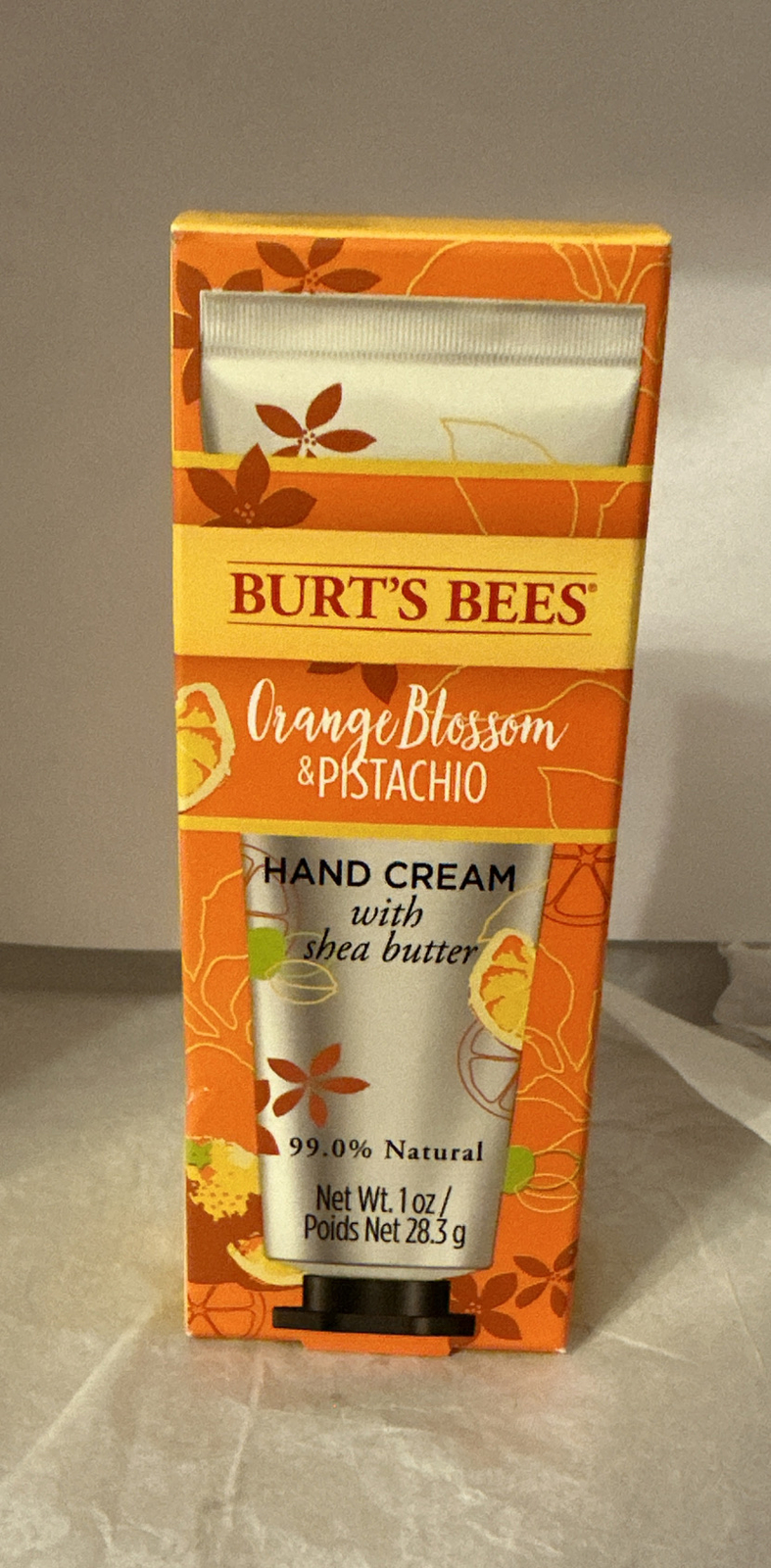 Burt's Bees Orange Blossom & Pistachio Hand Cream w/Shea Butter 1 oz99