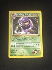 Koga's Arbok 25/132 Gym Challenge Regular Pokemon TCG - LP (Scratched Back) on eBay