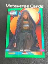 2025 Topps Finest Star Wars Smugglers Outpost Green #F-56 Mae Aniseya 79/99