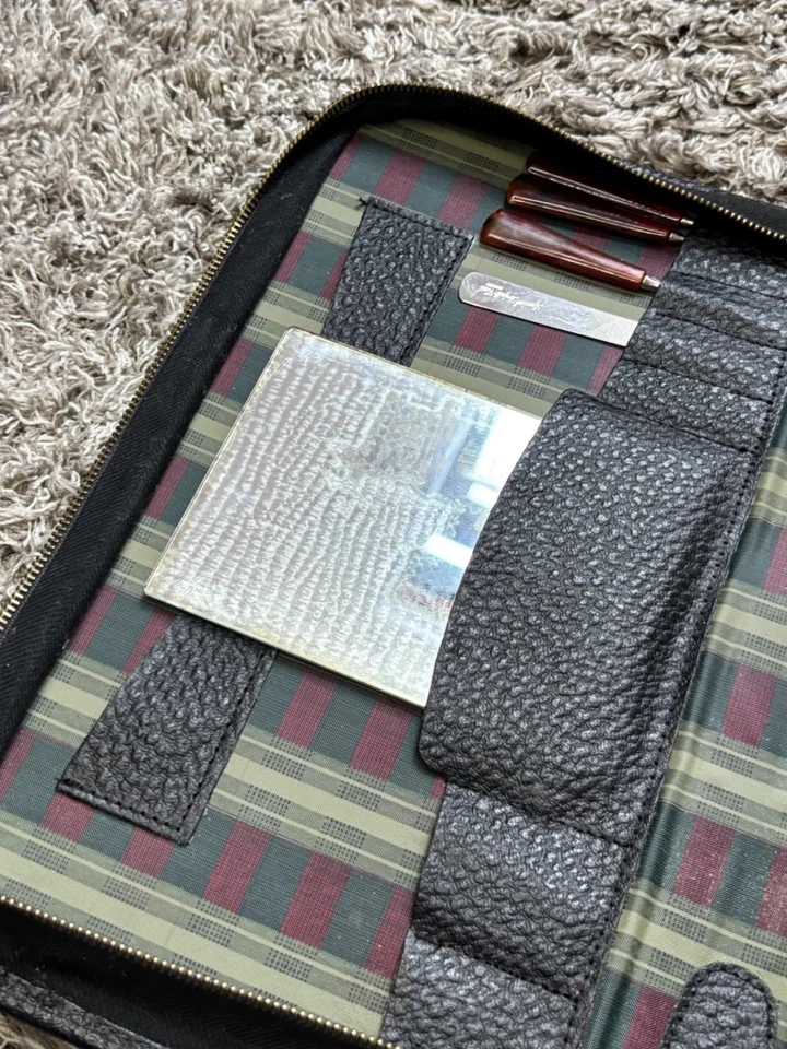 Nécessaire de toilette vintage homme – Kit de voyage années 50/60 - Photo 2/4