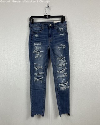 Young Girls American eagle jeans Size 6 Regular