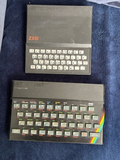 Vintage Sinclair ZX81 and Sinclair ZX Spectrum Bundle