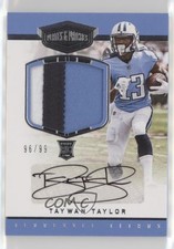 2017 Panini Plates & Patches Rookie 96/99 Taywan Taylor #239 Patch Auto 4fb