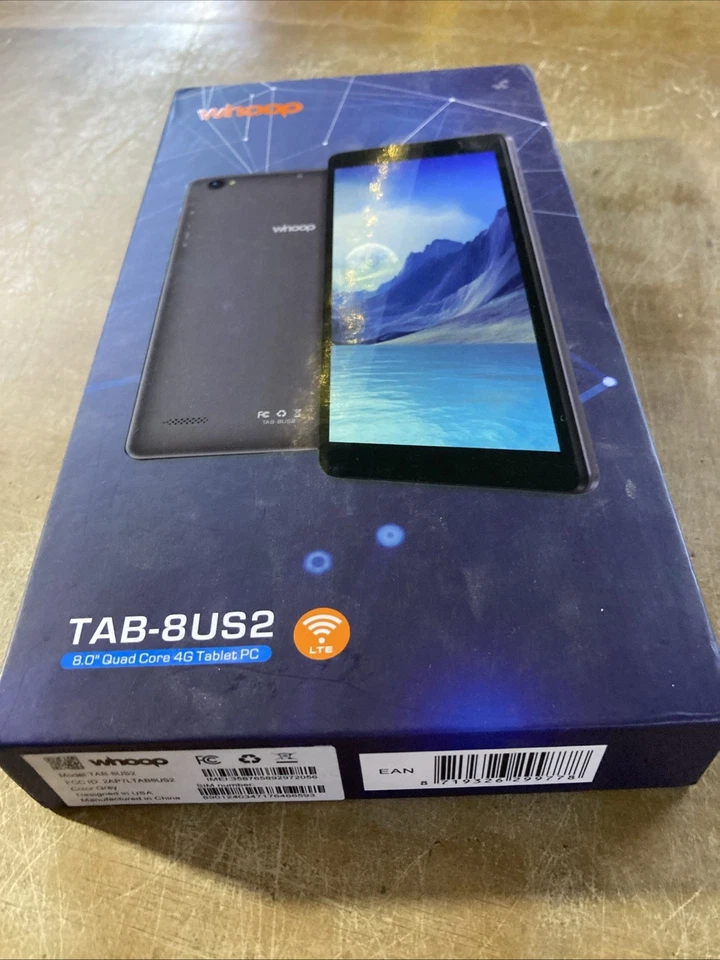 Whoop TAB-8US2 8.0" Quad-Core 4G Tablet PC 3GB RAM, 32GB ROM, 5MP Camera 4G LTE - Image 2 of 4