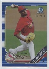 2019 Bowman Chrome Prospects Blue Refractor 57/150 Genesis Cabrera #BCP-187 0c6