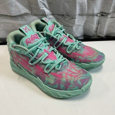 PUMA LaMelo Ball MB.03 Miami Kids Sneakers Electric Peppermint/Ravish, Size 5