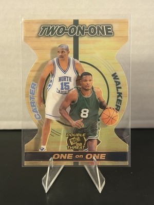 1998 Press Pass #TO11 Vince Carter/Antoine Walker Double Threat Two-On-One