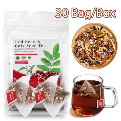 30/60bags Red Bean&Coix Seed Teaingredients-Spleen Health Herbal Tea USA