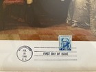 Vintage 1966 George Washington 5 Cent First Day of Issue Washington DC Framed — photo 2