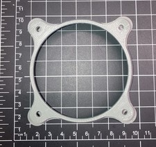 80mm to 70mm Fan Adapter Flow Converter PC Mod Custom Panel Hose Mount Flange