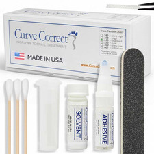 Ingrown Toenail Treatment Kit - Ingrown Toenail Corrector Kit with 10 Braces -