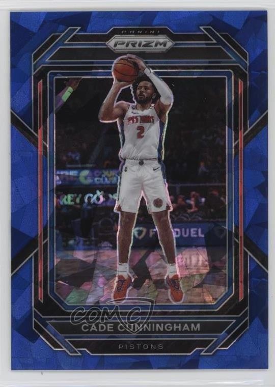 2022-23 Panini Prizm Blue Ice Prizm /125 Cade Cunningham #89