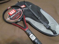 New Wilson Triad 5.0 Midplus 98'' Tennis Racquet 4 5/8 Grip Size with Case