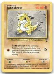 Sandshrew 91/130 Base Set 2 Common