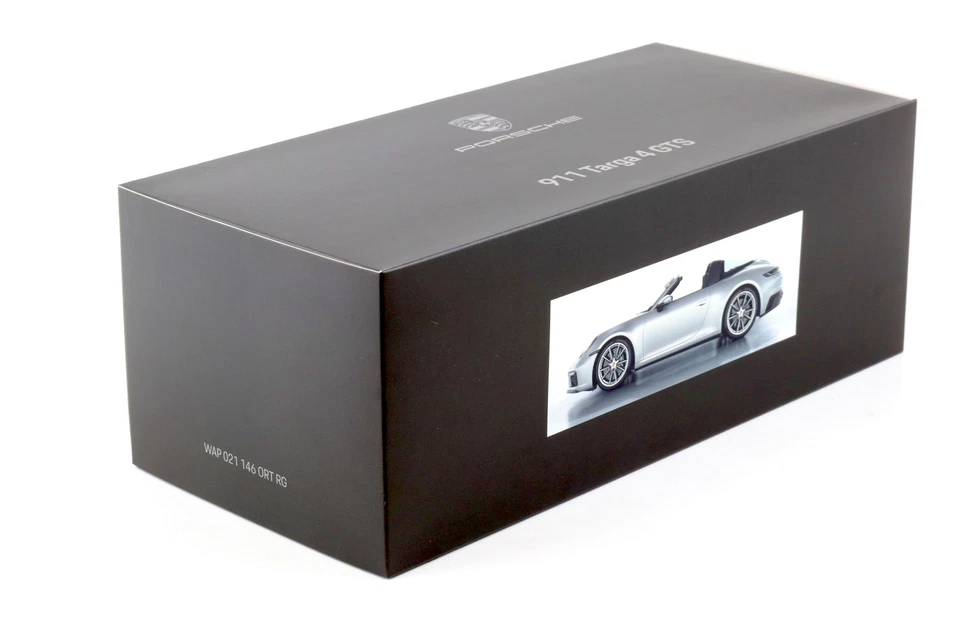 1:18 Minichamps Porsche 911 (992) Targa 4 GTS GT-Argento Metallico WAP DEALER - Immagine 4 di 4