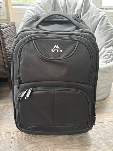 MATEIN Rolling Backpack 17” Water Resistant Wheeled Laptop Backpack! - Picture 2 of 15