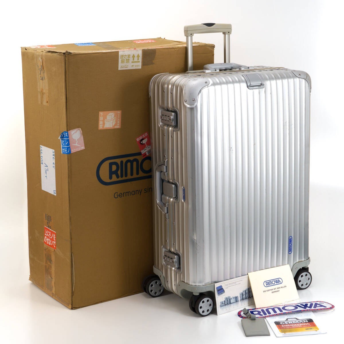 Rimowa Topas 82L Silver 4 wheels Carry Case Suitcase | eBay