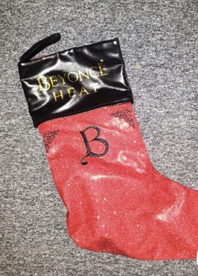 Christmas Stocking Special Promo BEYONCE Heat Red Glitter 