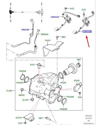 LR RR EVOQUE L551 Vorderachse Power Transfer Unit Kit LR137027 NEU ORIGINAL