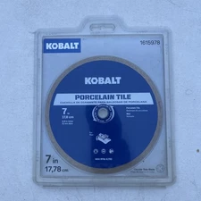 Kobalt 7 Inch Wet Porcelain Tile Diamond Circular Saw Blade 1615978