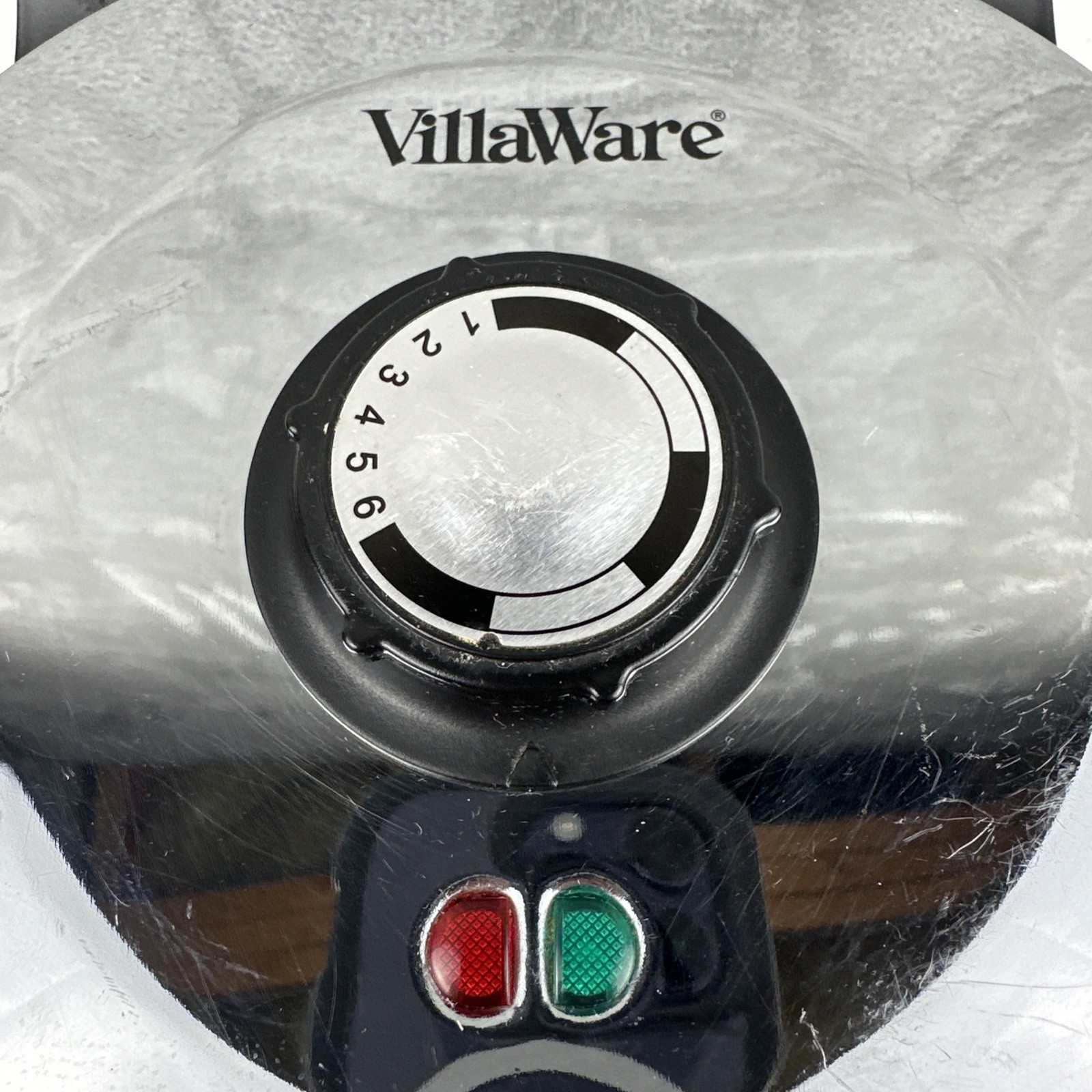 VillaWare Perfect Waffler Professional 7" Heart Shaped Waffle Maker V3100 TESTED