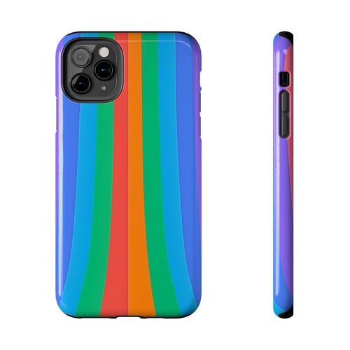 Hippie Rainbow Style Lines Tough Phone Case | Aesthetic - 第 78/108 張圖片