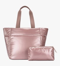 Women  s Quilted Bag - Champagne Pink