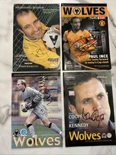 Wolves Wolverhampton Signed Programmes Steve Bull MBE