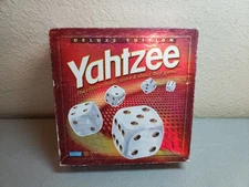 2004 Yahtzee Deluxe Edition Board Game, Glittering Dice, Complete, Pre-owned