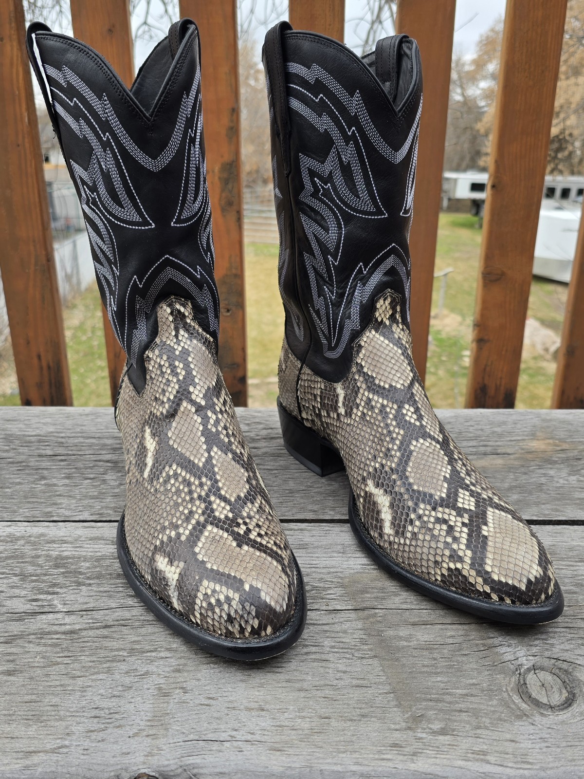 Limited Edition Tecovas Python Boots 13D Natural … - image 2