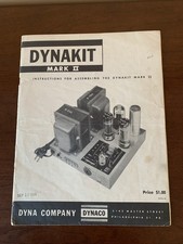 Original Dynakit Mark II Instructions Assembly Manual Dynaco