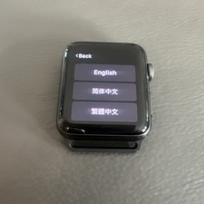 Apple Watch Series 3, 42 mm, Space Gray, gray band Ready to Pair Face Only