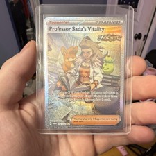 Pokémon Professor Sada's Vitality Trainer Ancient Full Art SV04 Paradox Rift Ho…