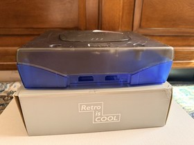 Sega SATURN Blue & Black Translucent Shell Replacement - Open Box