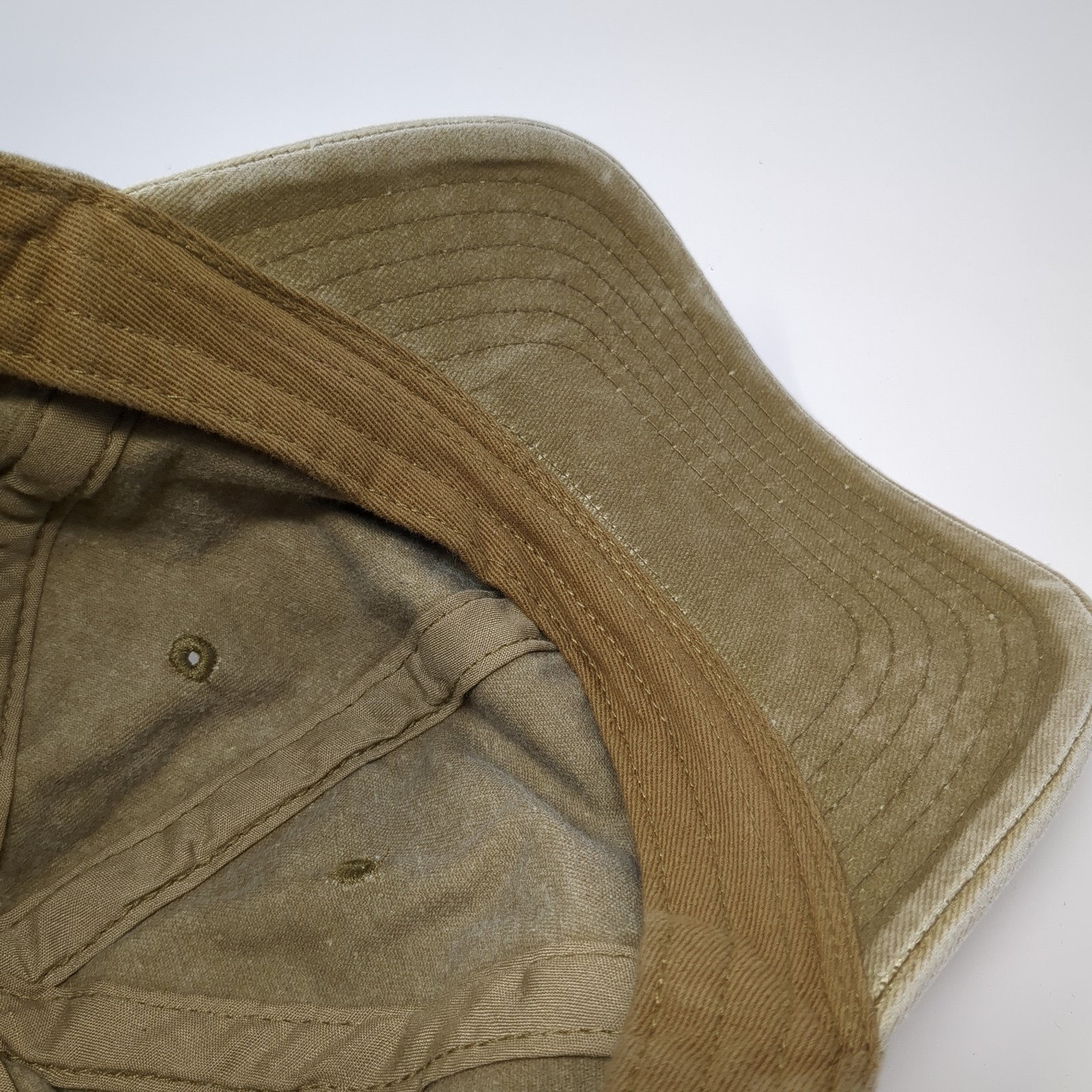 Unbranded Slideback Hat Solid Brown One Size Blan… - image 7