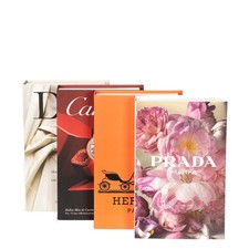 4 PCS Modern Fake Decorative Faux Books Stacked Set Coffee Table Room Decor